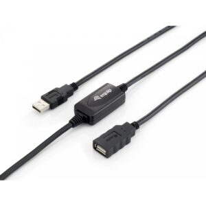 Kabllo USB / USB-A 2.0 / Equip / A–A Verl. / 10.0m / 480Mbps - Zezë