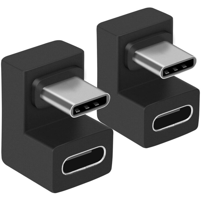 Adapter Equip USB-C në USB-C / 10Gbps / 100W PD / Paketim 2 copë – Zezë