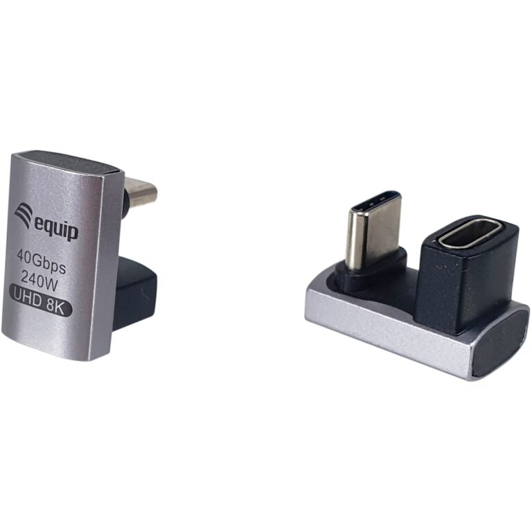 Adapter Equip USB 4.0 në USB-C / 40Gbps / 240W PD / Paketim 2 copë – Hiri