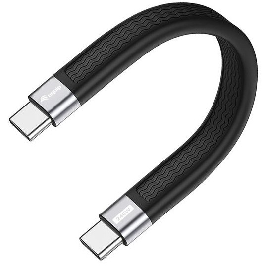 Kabllo USB Equip USB4 Gen3 në USB-C (St/St) / 0.13m / 80Gbps – Zezë