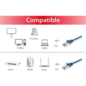 Kabllo UTP Equip Patchkabel Cat6A S/FTP 2xRJ45 20.00m LSZH Polybeutel