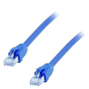 Kabllo për Rrjet Equip Patch Cable Cat8.1 S/FTP / 2xRJ45 / 1.00m / Blu / LSZH – Polybag