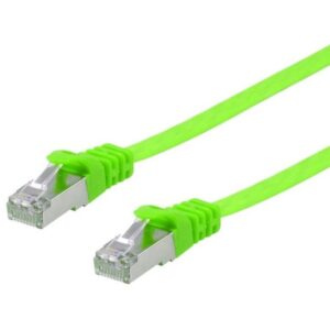 Kabllo për Rrjet Equip Patch Cable Cat6A U/FTP / 2xRJ45 / 5.00m / Gjelbër / Flat / LSZH – Polybag