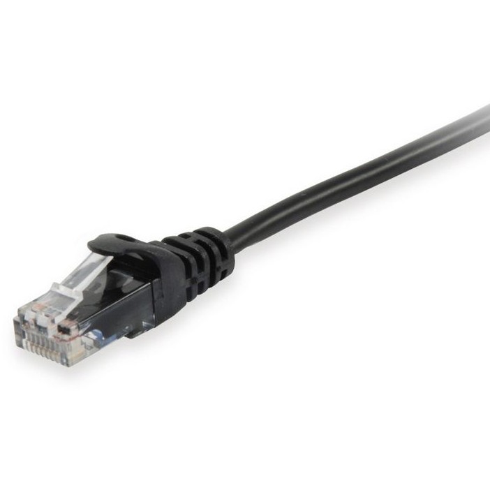 Kabllo për Rrjet Equip Patch Cable Cat6A U/UTP / 2xRJ45 / 20.00m / Zezë / LSZH – Polybag