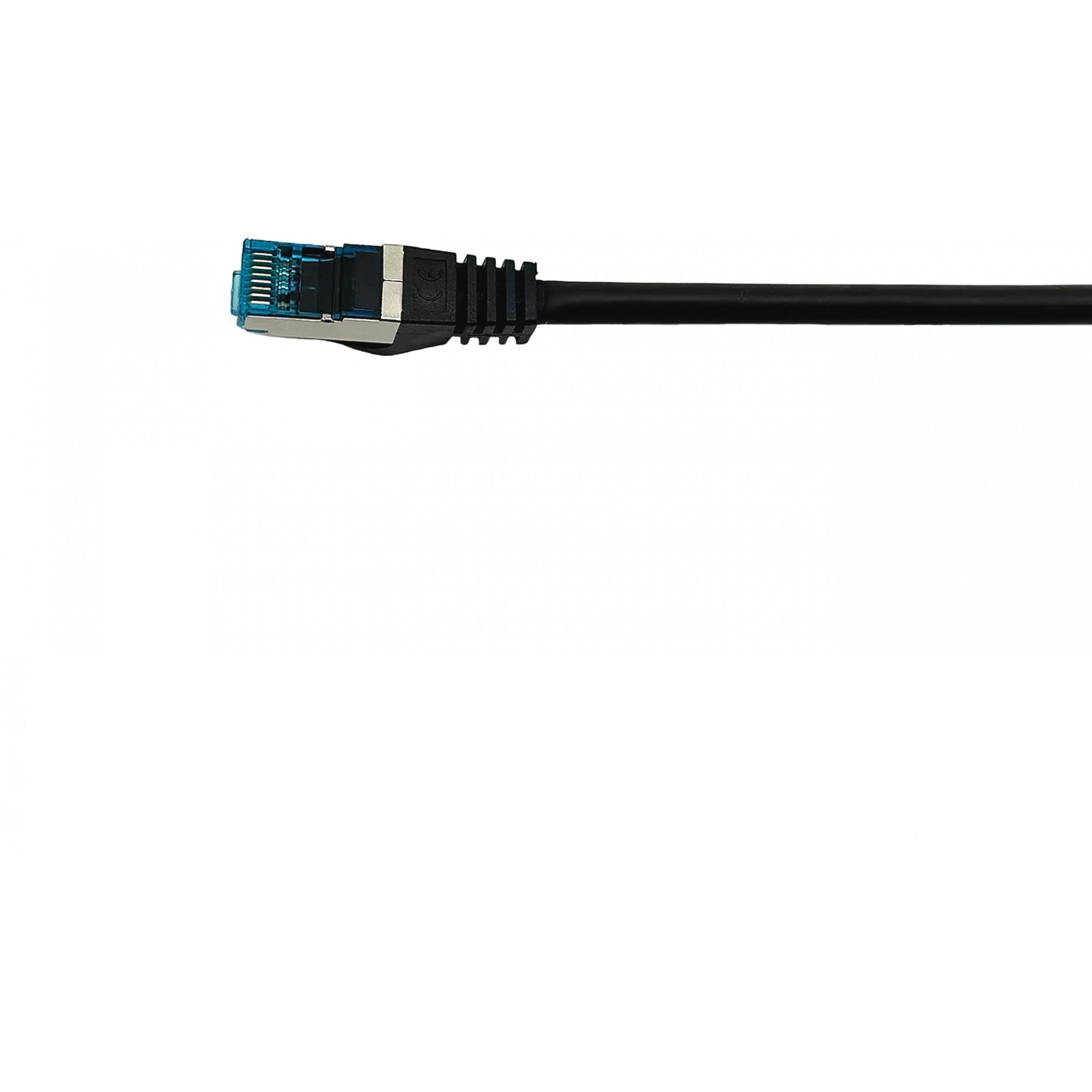Kabllo për Rrjet Equip Patch Cat6A S/FTP RJ45 në RJ45 / 5.00m / këndor / LSZH / Polybag – Zezë - Figura 4