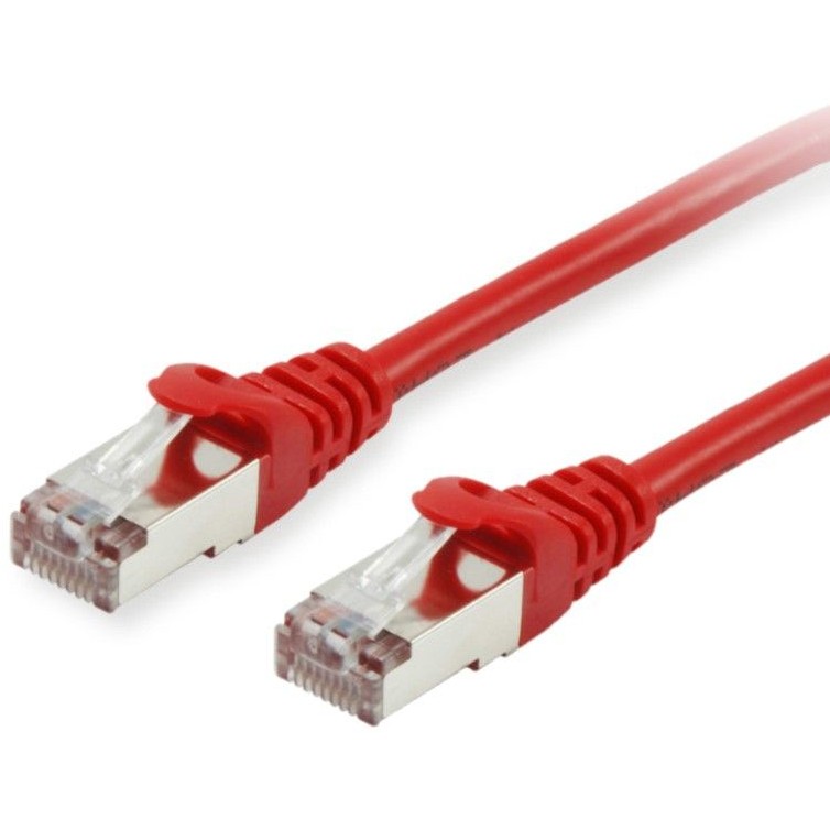 Kabllo për Rrjet Equip Patch Cable Cat6 S/FTP / 2xRJ45 / 20.00m / Kuqe / LSZH – Polybag