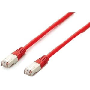 Kabllo për Rrjet Equip Patch Cable Cat6A S/FTP / 2xRJ45 / 1.00m / Kuqe / LSZH – Polybag