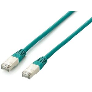 Kabllo për Rrjet Equip Patch Cat6A S/FTP RJ45 në RJ45 / 15.00m / e sheshtë / LSZH / Polybag – Gjelbër