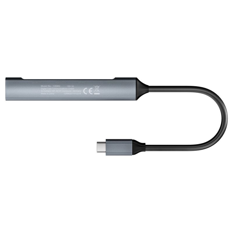 Docking Station Equip / USB‑C -> 1×USB‑C + 1×USB 3.0 + 2×USB 2.0 / 100W PD / 15cm - Zezë/Gri - Figura 2