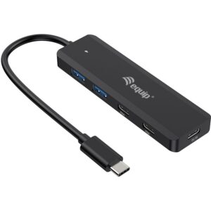 HUB Equip USB‑Hub 4‑Port 3.2 → 2×USB‑C + 2×USB‑A 5 Gbps – Zezë