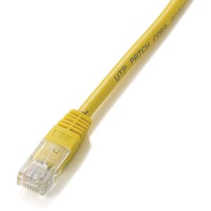 Kabllo për Rrjet Equip / Patch Cable / Cat5e / U-UTP / 2xRJ45 / 3.00m / Polybag – Verdhë