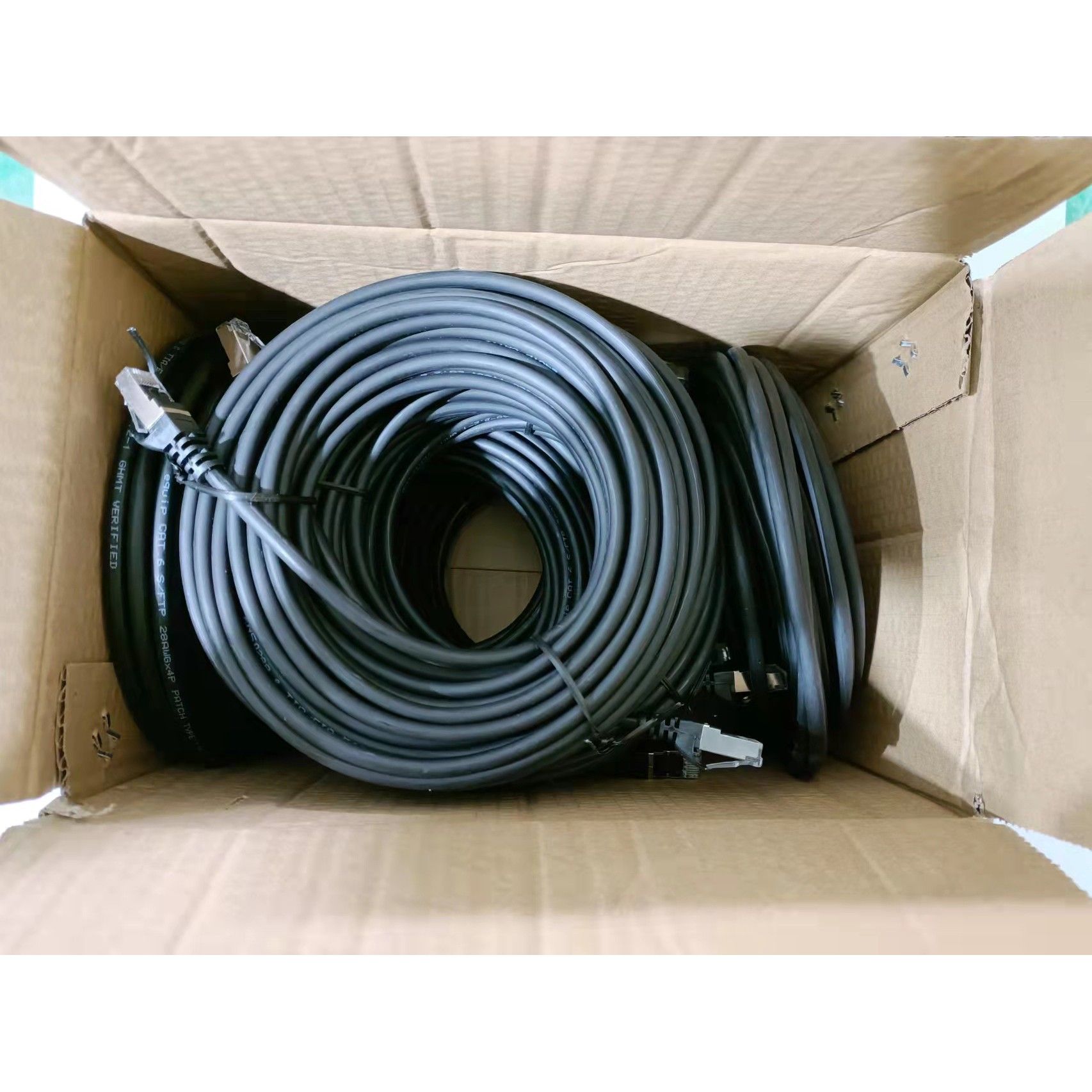 Kabllo për Rrjet Equip Patch Cable Cat6 / 34x Set / S/FTP / 2xRJ45 / 2.00m / LSZH - Zezë - Figura 2