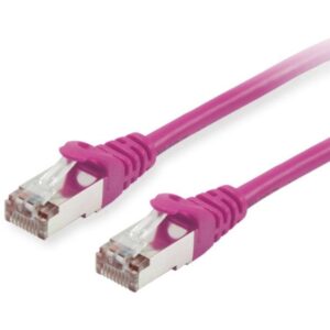 Kabllo për rrjet Equip Patch Cable / Cat6 / S/FTP / 2xRJ45 / 0.15m / LSZH – Vjollcë