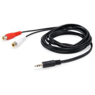 Kabllo Audio – Equip 3.5mm në 2x RCA M/F / 2.50m