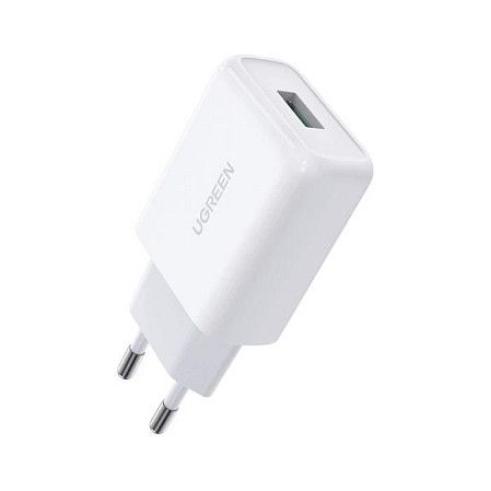 Adapter UGREEN USB‑A QC 3.0 / 18W – EU – Bardhë