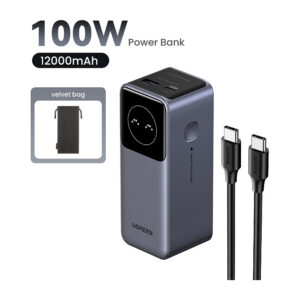 Powerbank Ugreen 12000mAh / 100W Fast Charging - Gri