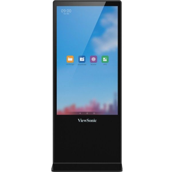 Monitor për punë Viewsonic EP5542T / 55"/ 4K Ultra HD LED Touchscreen / 9 ms / HDMI+VGA+DP / Zezë