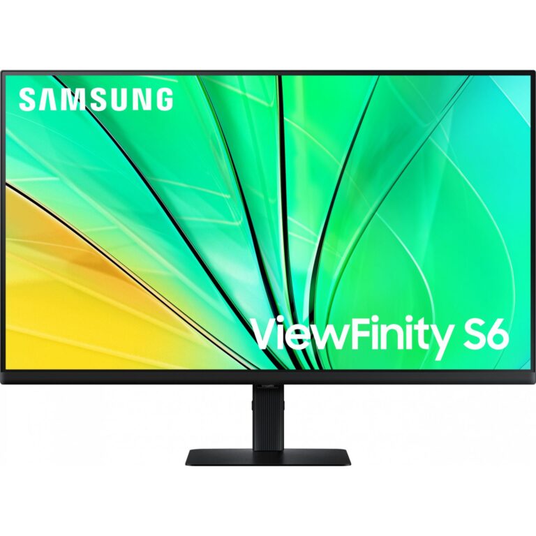 Monitor për punë Samsung ViewFinity S6 S32D600EAU / 32" / Quad HD IPS LCD / 100 Hz / 5 ms / HDMI+ DP+ USB-C+LAN/Zezë