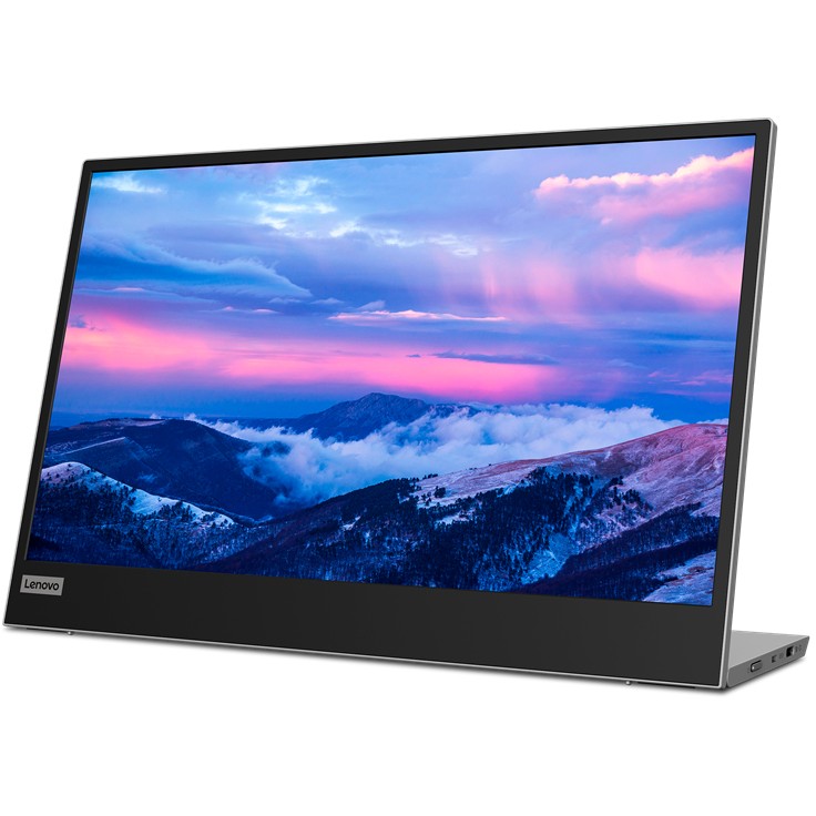 Monitor për punë Lenovo L152 / 15.6" / Full HD IPS LED / 60 Hz / 14 ms / 2 x USB-C + USB 2.0 / Gri