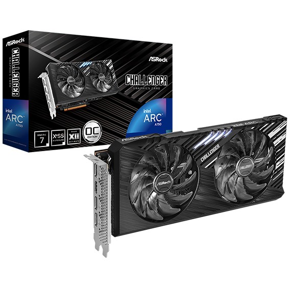 Kartelë Grafike Intel Arc A750 CL SE 8GO 8GB GDDR6 2xHDMI/2xDP
