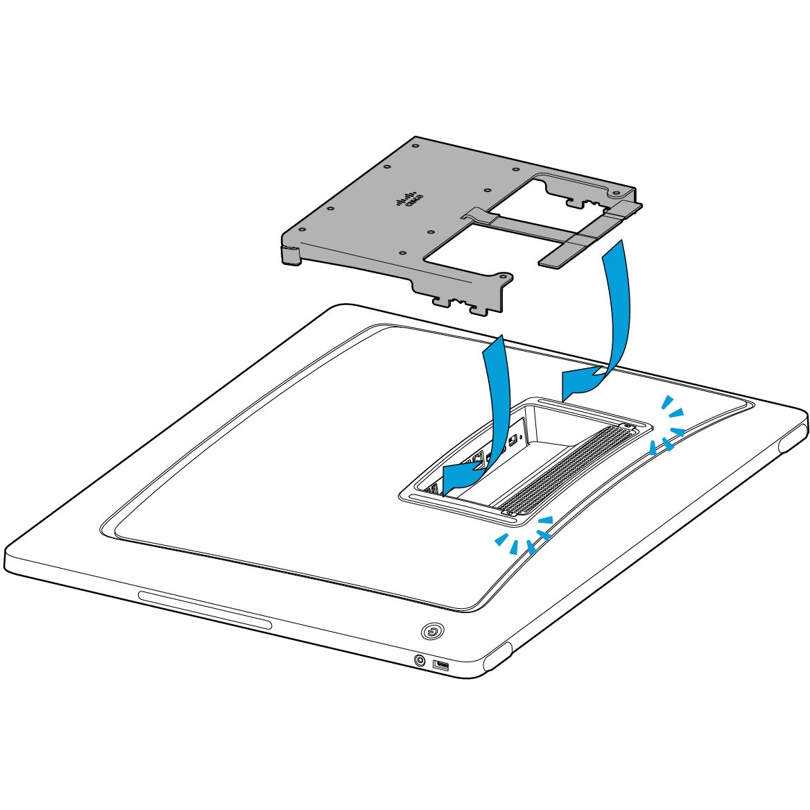 Aksesorë për Konferencë Cisco VESA Adapter and Wall Mount Kit