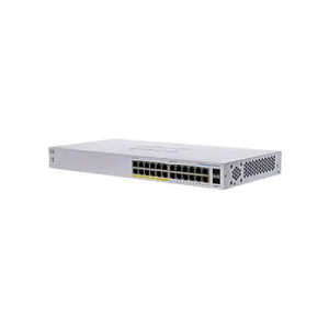 Cisco Business CBS110-24PP-EU 24-Port Gigabit Unmanaged PoE Switch with 100W PoE Budget & Plug-and-Play