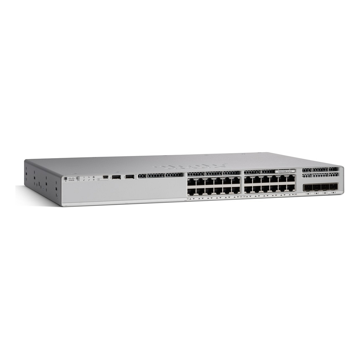 Cisco Catalyst C9200L-24T-4G-E 24-Port Gigabit Data Managed Switch with 4x1G SFP Uplinks, StackWise-80 & Network Essentials License 2