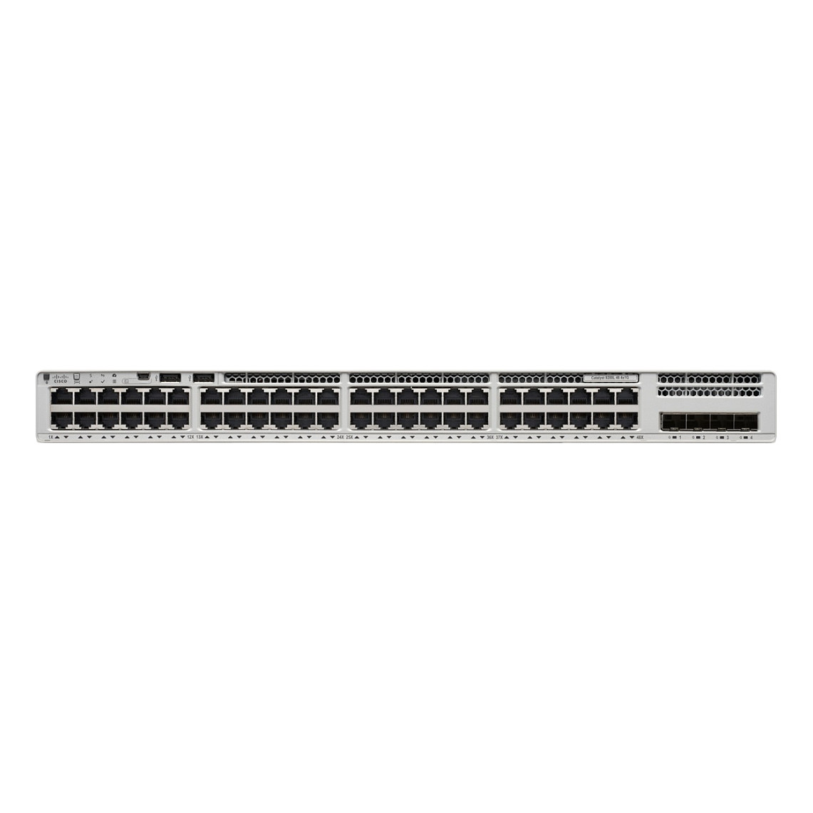 Cisco Catalyst C9200L-48P-4G-E 48-Port Gigabit PoE+ Managed Network Switch with 4x1G SFP Uplinks, StackWise-80 & Network Essentials License 2