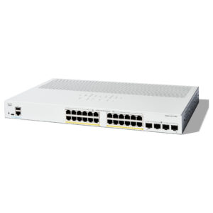 Cisco Catalyst C1200-24P-4G Smart Managed 24-Port Gigabit PoE+ Switch me 4x SFP Uplink Rackmount 195W 3