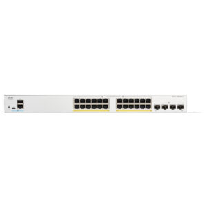 Cisco Catalyst C1200-24P-4G Smart Managed 24-Port Gigabit PoE+ Switch me 4x SFP Uplink Rackmount 195W 4