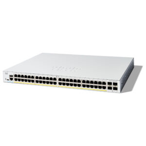Cisco Catalyst C1200-48P-4G 48-Port Gigabit PoE+ Managed Switch me 4x 1G SFP Uplink 375W Rackmount SMB Network Switch 3