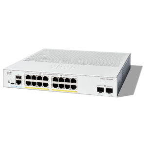 Switch Cisco Catalyst 1300 / 16×GbE PoE / Managed / Rackmount