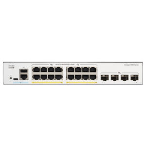 Cisco Catalyst C1300-16P-4X 16-Port Gigabit PoE+ Managed Switch me 4x 10G SFP+ Uplink 120W Enterprise SMB Network Switch 4