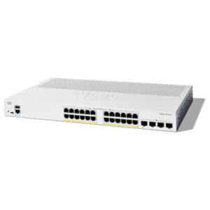 Cisco Catalyst C1300-24P-4G 24-Port Gigabit PoE+ Managed Switch me 4x 1G SFP Uplink 195W Rackmount Business Switch 3