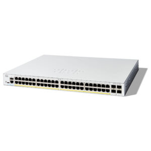 Cisco Catalyst C1300-48P-4G 48-Port Gigabit PoE+ Managed Switch me 4x 1G SFP Uplink 370W Rackmount Business Network Switch 3