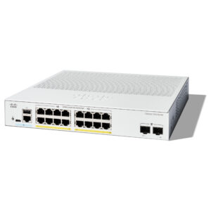 Cisco Catalyst C1200-16P-2G 16-Port Gigabit PoE+ Managed Switch me 2x SFP Uplink 120W Rackmount SMB Network Switch 3
