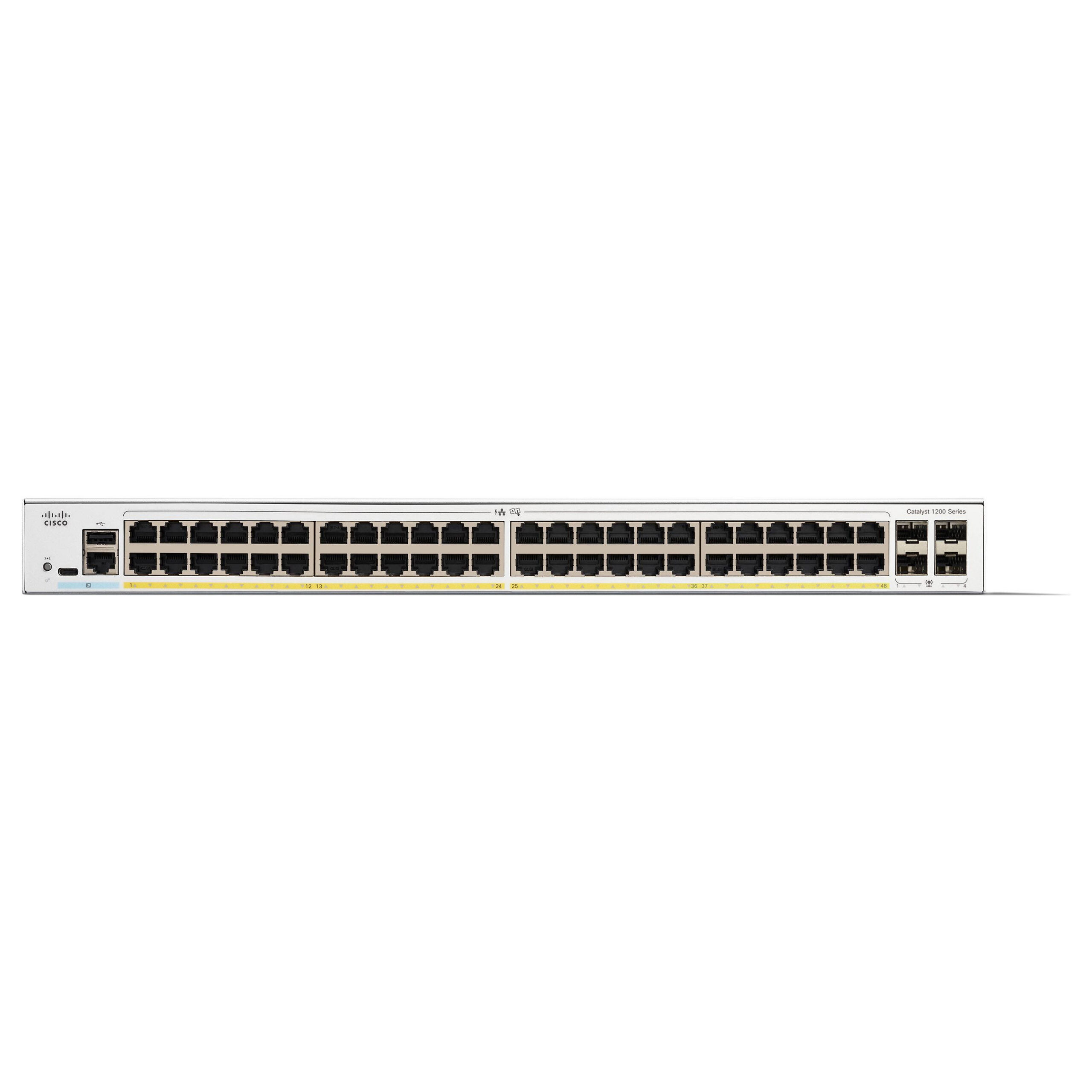 Cisco Catalyst C1200-48P-4G 48-Port Gigabit PoE+ Managed Switch me 4x SFP Uplink 375W Rackmount Business Switch 2