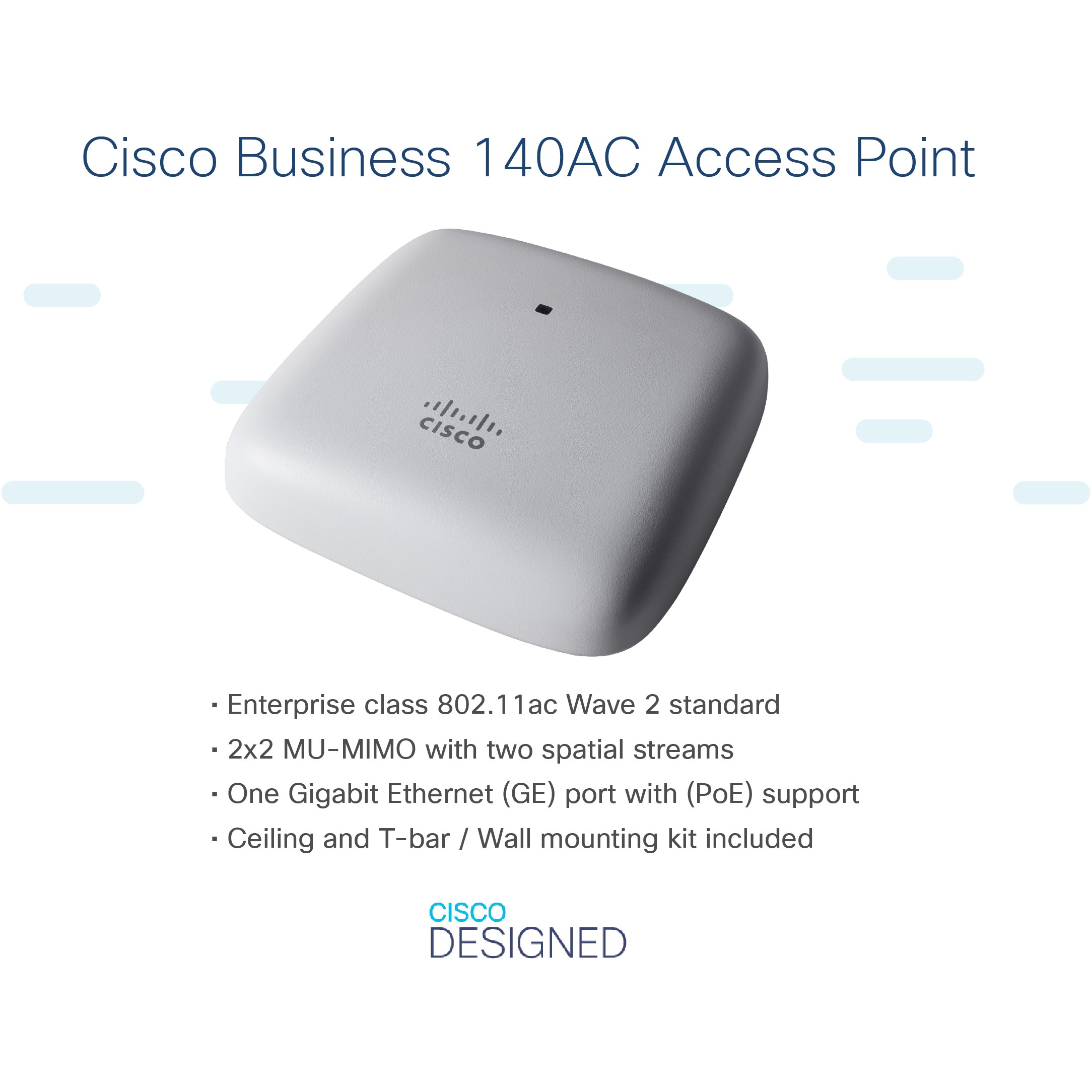Access Point Cisco CBW140AC 802.11AC 2x2 Wave 2 – Bardhë - Figura 4