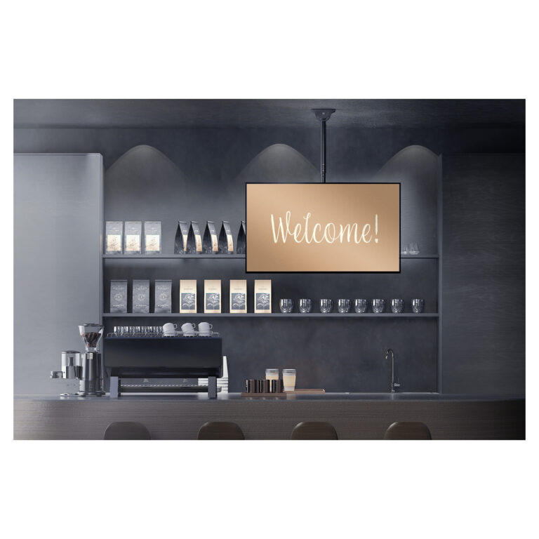 Mbajtëse për Monitor DIGITUS Universal TV Ceiling Mount - Zezë