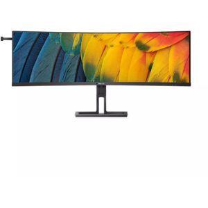 Monitor Philips 45B1U6900C / 44.5″ / WQHD / VA LCD Curved / 32:9 / 75Hz / 2×HDMI + DP + USB-C / E zezë