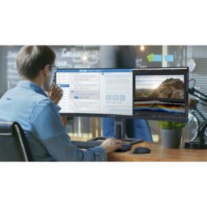 Monitor Philips 45B1U6900C / 44.5″ / WQHD / VA LCD Curved / 32:9 / 75Hz / 2×HDMI + DP + USB-C / E zezë