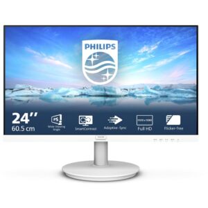 Monitor Philips 241V8AW / 23.8″ / FHD / IPS LCD / 16:9 / 100Hz / HDMI / E bardhë