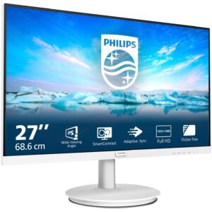 Monitor Philips 271V8AW / 27″ / FHD / VA LCD / 16:9 / 100Hz / HDMI / E bardhë