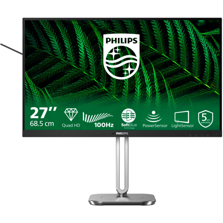 Monitor Philips / 27"/ Quad HD IPS / LCD / 100Hz / 4ms /  USB + HDMI + DisplayPort  - Argjend