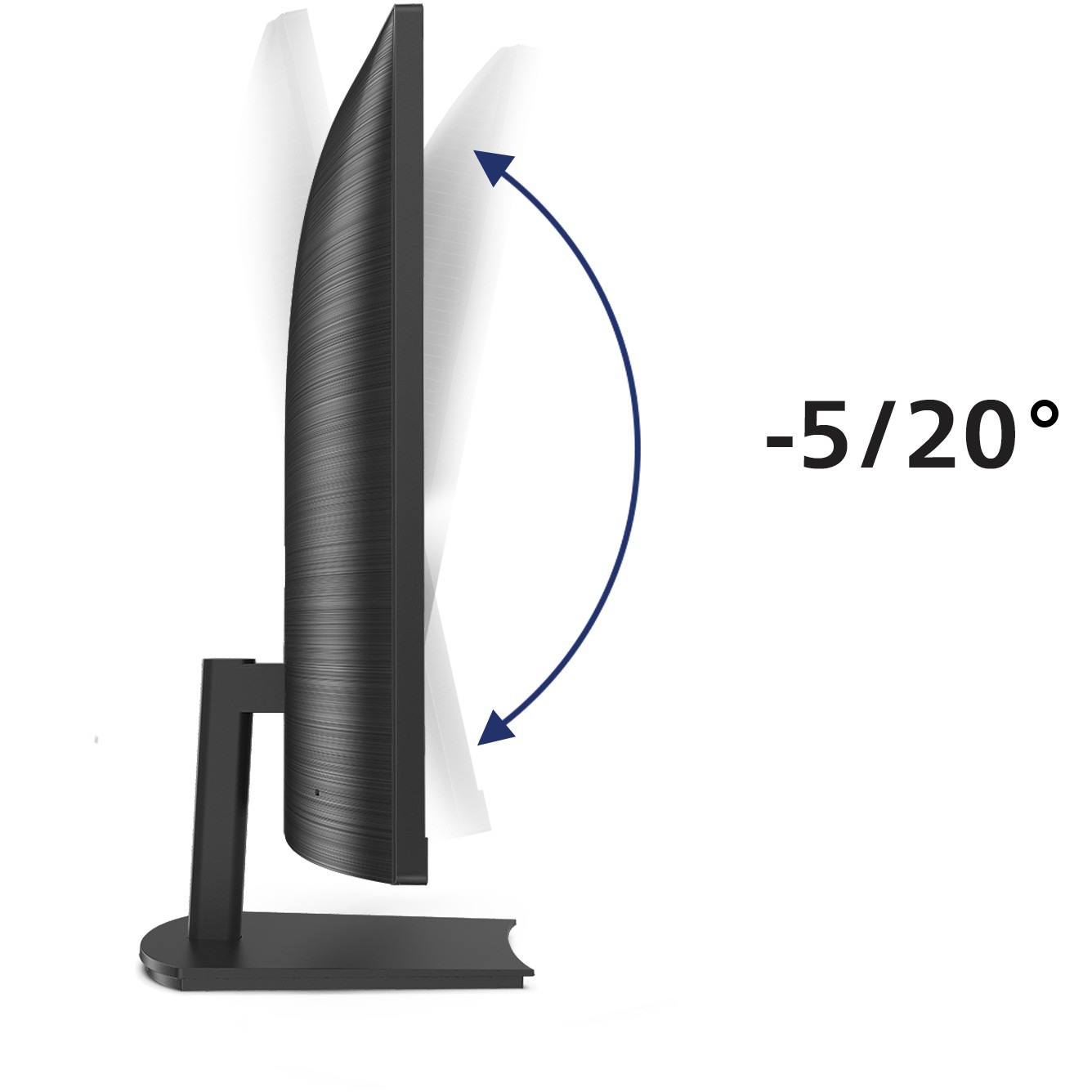 Monitor Philips 241E1SCA / 23.6″ / FHD / VA LCD Curved / 16:9 / 75Hz / 4ms / HDMI + VGA / E zezë / Adaptive‑Sync + LowBlue Mode - Figura 5