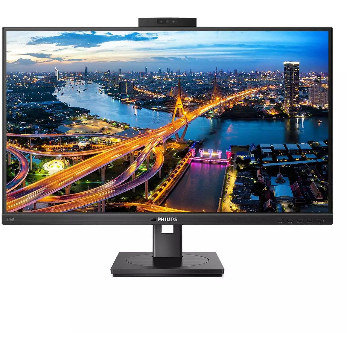 Monitor Philips 276B1JH / 27″ / QHD / IPS LCD / 16:9 / 75Hz / 4ms / HDMI + DP + USB‑C / E zezë / WebCam + Lift + Pivot - Figura 2