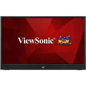 Monitor ViewSonic VA1655 / 15.6″ / FHD / IPS LCD / 16:9 / 60Hz / 7ms / Mini HDMI + USB‑C / E zezë / Portable