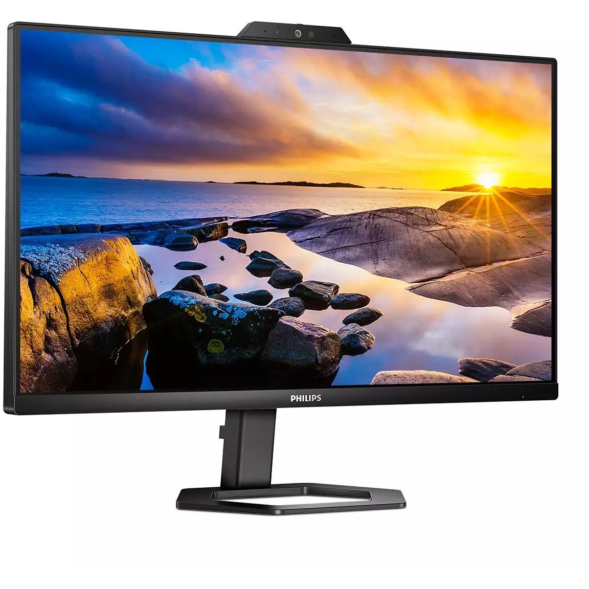 Monitor Philips 24E1N5300HE / 23.8″ / FHD / IPS LCD / 16:9 / 75Hz / 4ms / HDMI + DP + USB-C + USB Hub / E zezë / WebCam + Lift + Pivot - Figura 2