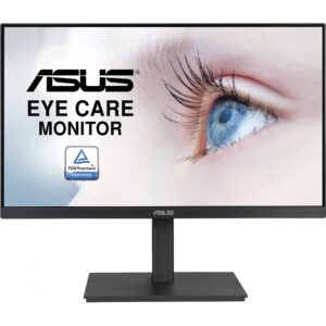 Monitor ASUS VA24EQSB / 23.8″ / FHD / IPS LCD / 16:9 / 75Hz / 5ms / HDMI + DP + VGA + USB Hub / E zezë / Lift + Pivot