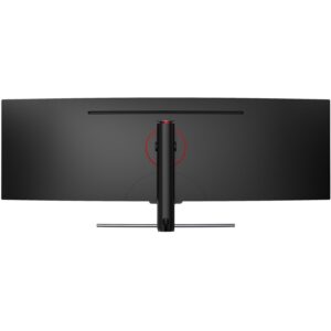 Monitor Gaming i lakuar LC-Power LC-M49-DFHD-144-C-Q / 49" UltraWide Full HD QLED 144 Hz 6 ms VA / DP HDMI / e zezë